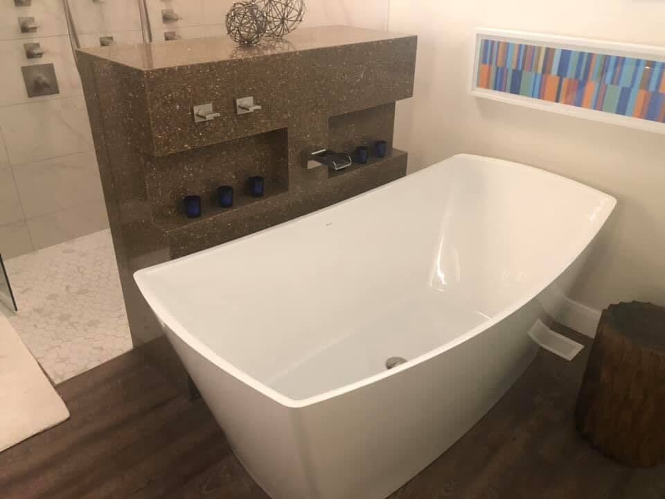 Finished bathroom renovation in Las Vegas
