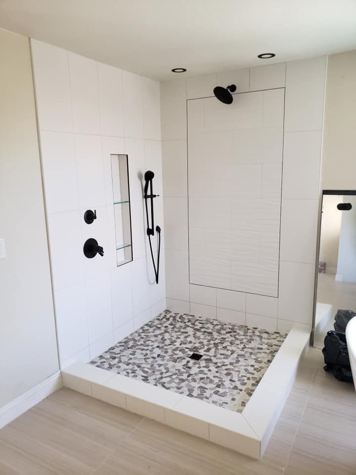 Construction crew working on a Las Vegas remodeling project
